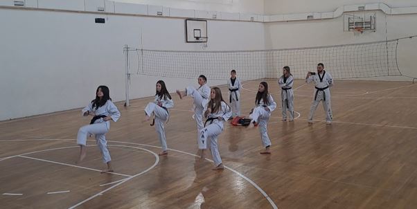 Παρουσίαση του Taekwondo (Τάε κβον ντο) στο 5ο Γυμνάσιο Τρικάλων